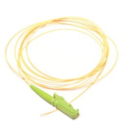 900um E2000/APC Singlemode Fiber Optic Pigtail LSZH Jacket