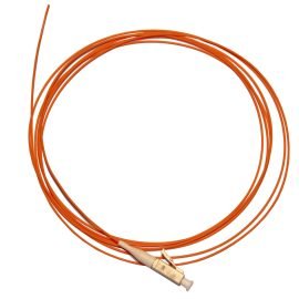 900um LC/UPC Multimode Fiber Optic Pigtail Orange PVC Jacket