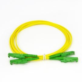 E2000 APC to E2000 APC Single Mode  LSZH Duplex Patch Cable