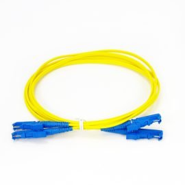 E2000 UPC to E2000 UPC Single Mode  LSZH Duplex Patch Cable
