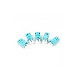 3.0mm Multimode OM3-Aqua 2 Core LC-LC Female PC Duplex Fiber Optic Adapter With Flange