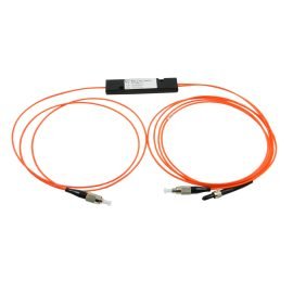 1X2 Multimode Fiber Fused Coupler/Splitter 3.0Mm With ST/UPC SMA Connectors
