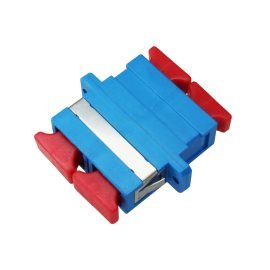 2 Fibers SC-SC Female to Female Duplex Blue Fiber With Full Flange Singlemode Ceramic Sleeves Optical Attenuator