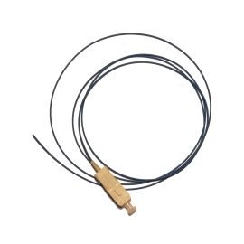 G657B3 SC APC Fiber Optic Pigtail Cables Black Color PE Sheath 3.5mm 5.0mm